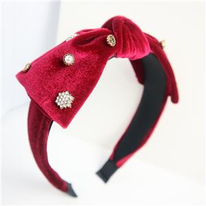 Популярная модная повязка на голову с большим бантом, весенне-летняя модная сетчатая повязка в стиле ретро, ​​однотонная повязка на голову