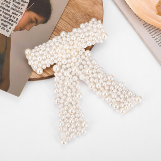 خمر مشبك شعر لؤلؤة تصميم جديد القوس مقاطع إكسسوارات الشعر