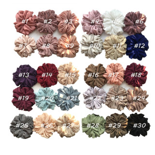 64 цвета, большие размеры, шифоновые резинки для волос, оптовая продажа с фабрики, Малайзия, мусульманские резинки для волос для женщин