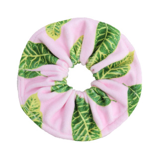 Мягкие резинки для сушки волос из микрофибры Мягкие эластичные полотенца Резинки для волос из микрофибры Толстая нечеткая резинка для волос с держателем для хвоста