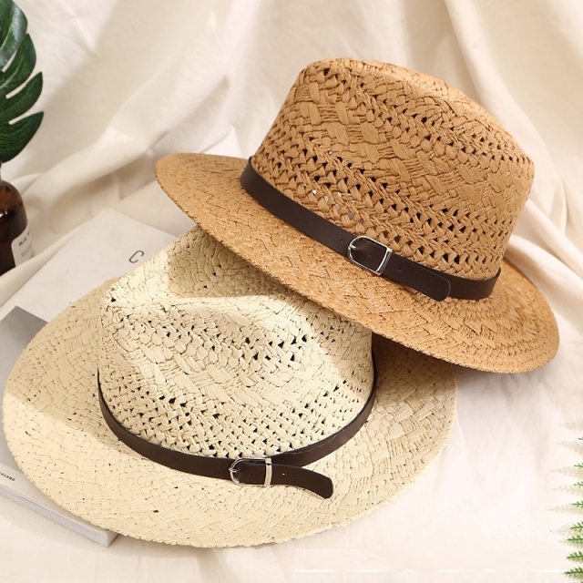 Design Summer Custom Women Panama Fedora Straw Hat Real Paper Straw Hat New Collection For Summer 2024