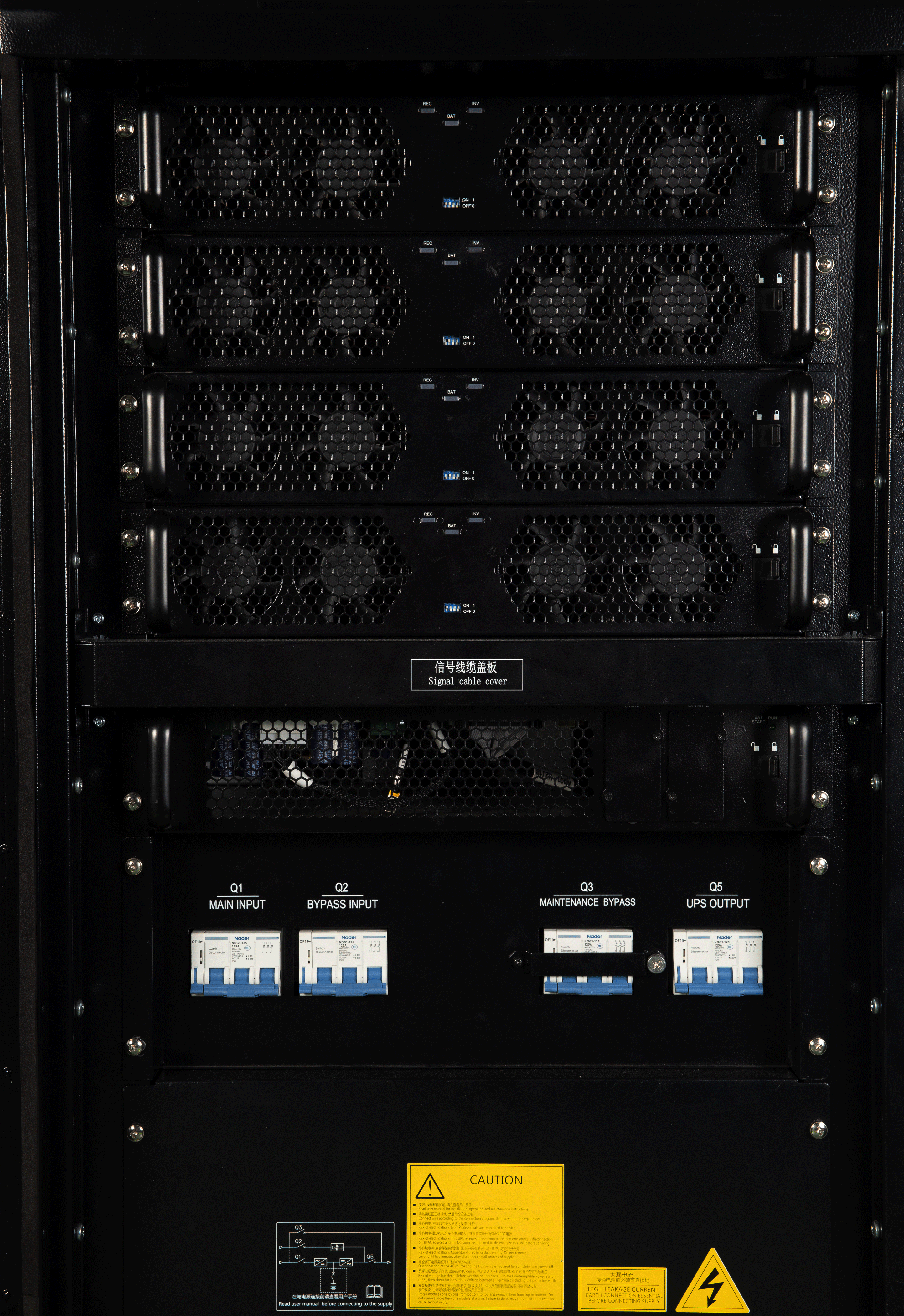 3 phase modular ups