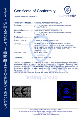 DTH11 LTC2206988E01 EMC Cer