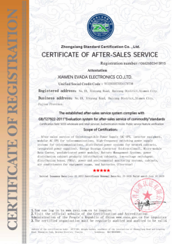 SH5 Five-Star After-Sales Service System Certification