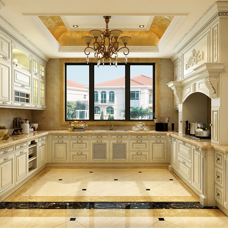 English and French kitchen cabinets