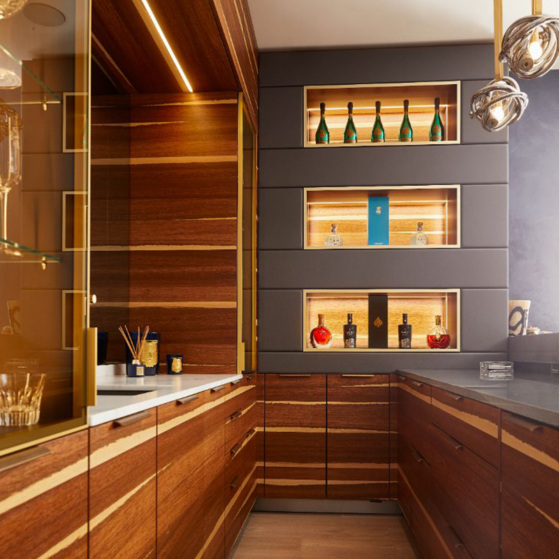 Modern Open Home Bar Cabinets