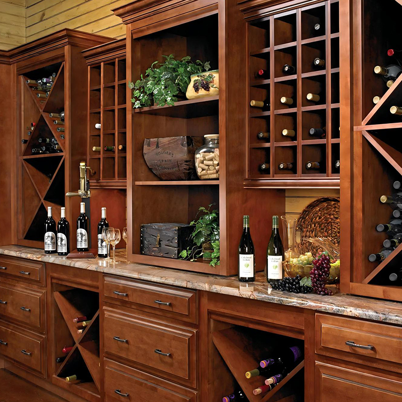 custom home bar cabinets