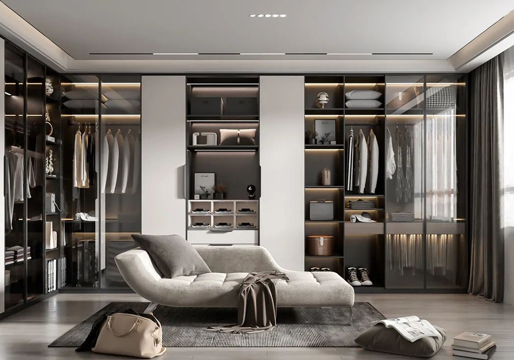 built-in wardrobe