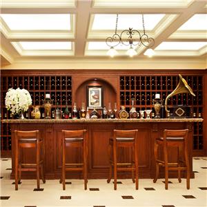 What is the best shape for a home bar cabinet?