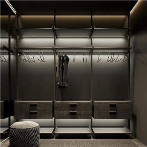 How deep should a closet be to hang clothes?