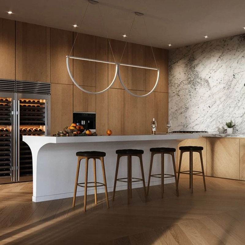 ¿Cuál es la madera más popular para los gabinetes de cocina?