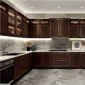 What kind of kitchen cabinets look good with white countertops?