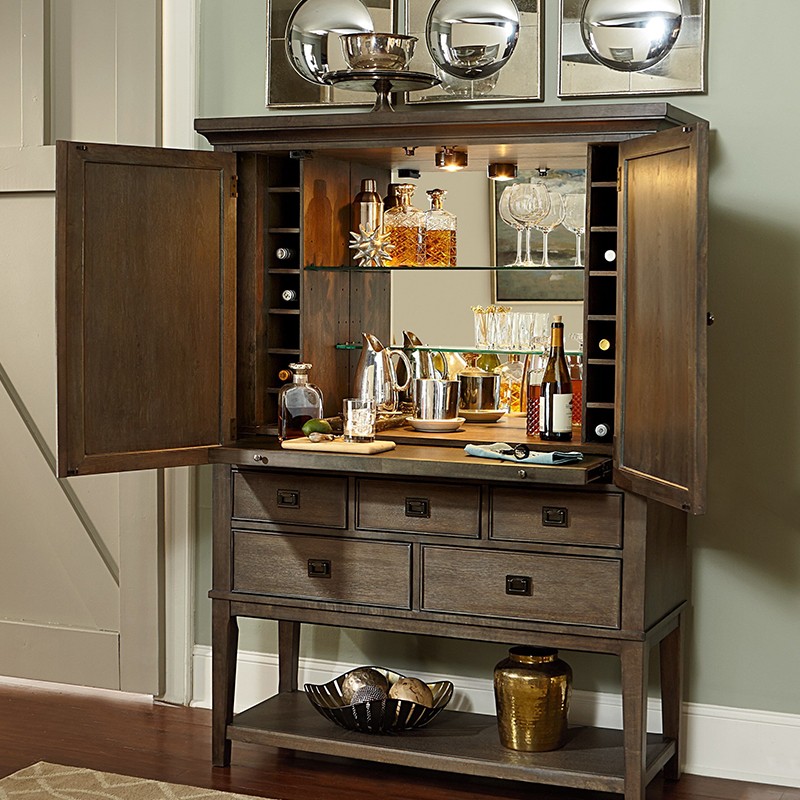 mini bar cabinet