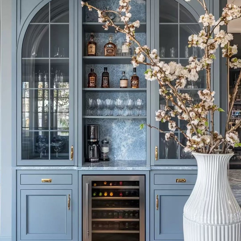 Open bar cabinets