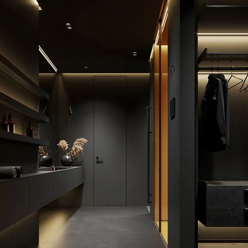 Open-door wardrobe