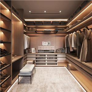 What is the area of a walk-in closet?
