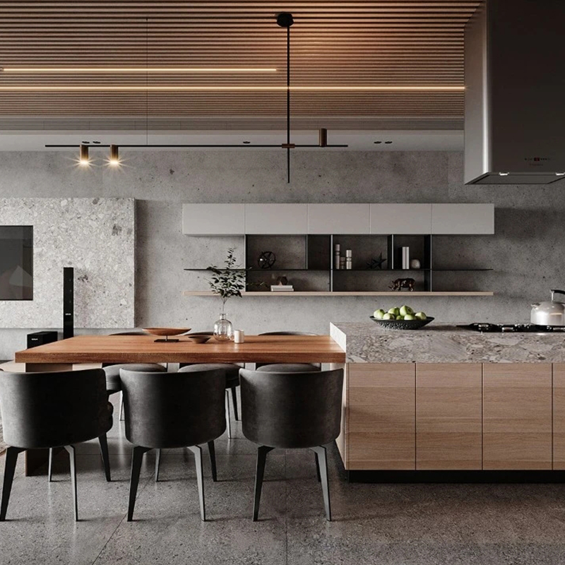 ¿Qué estilo y color de gabinetes de cocina son más fáciles de mantener limpios?