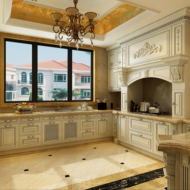 french country kitchen cabinet