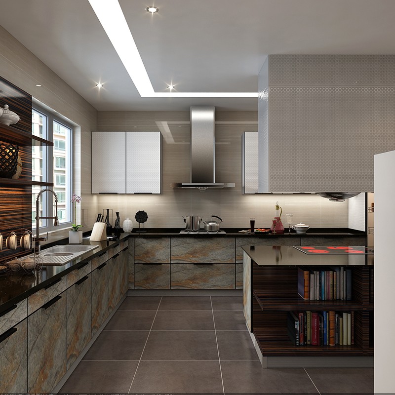 modern kitchen cabinet