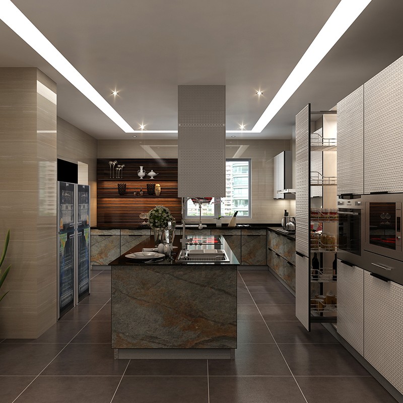 oak kitchen cabinet