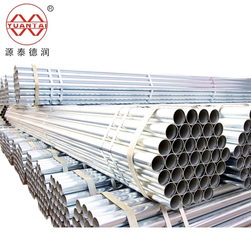 China Manufactory Sch40 GI Pipe ERW Carbon ASTM A53 Galvanized Iron Pre Galvanized Steel Pipe