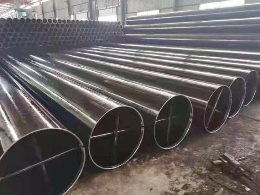Q195/235/355 0.6-1.2mm Customized Size NON-Oiled OD Black Annealed Steel Pipe For Construction