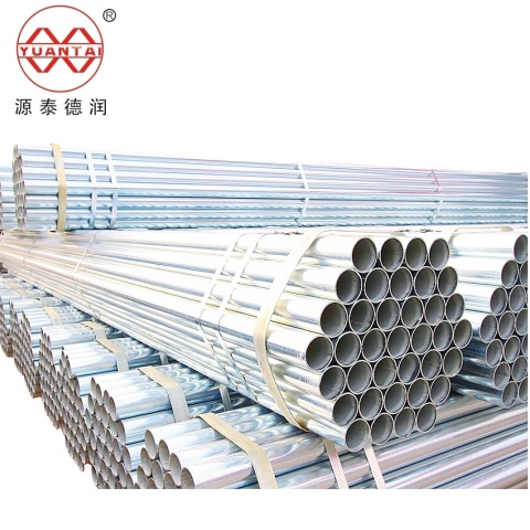 Best Supplier 600mm GI Hot Rolled Schedule 40 Hot Dip Galvanized Pipe Round Steel Tube For Construction