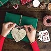 Heart Shaped Wooden Christmas Tree Decoration With Holes