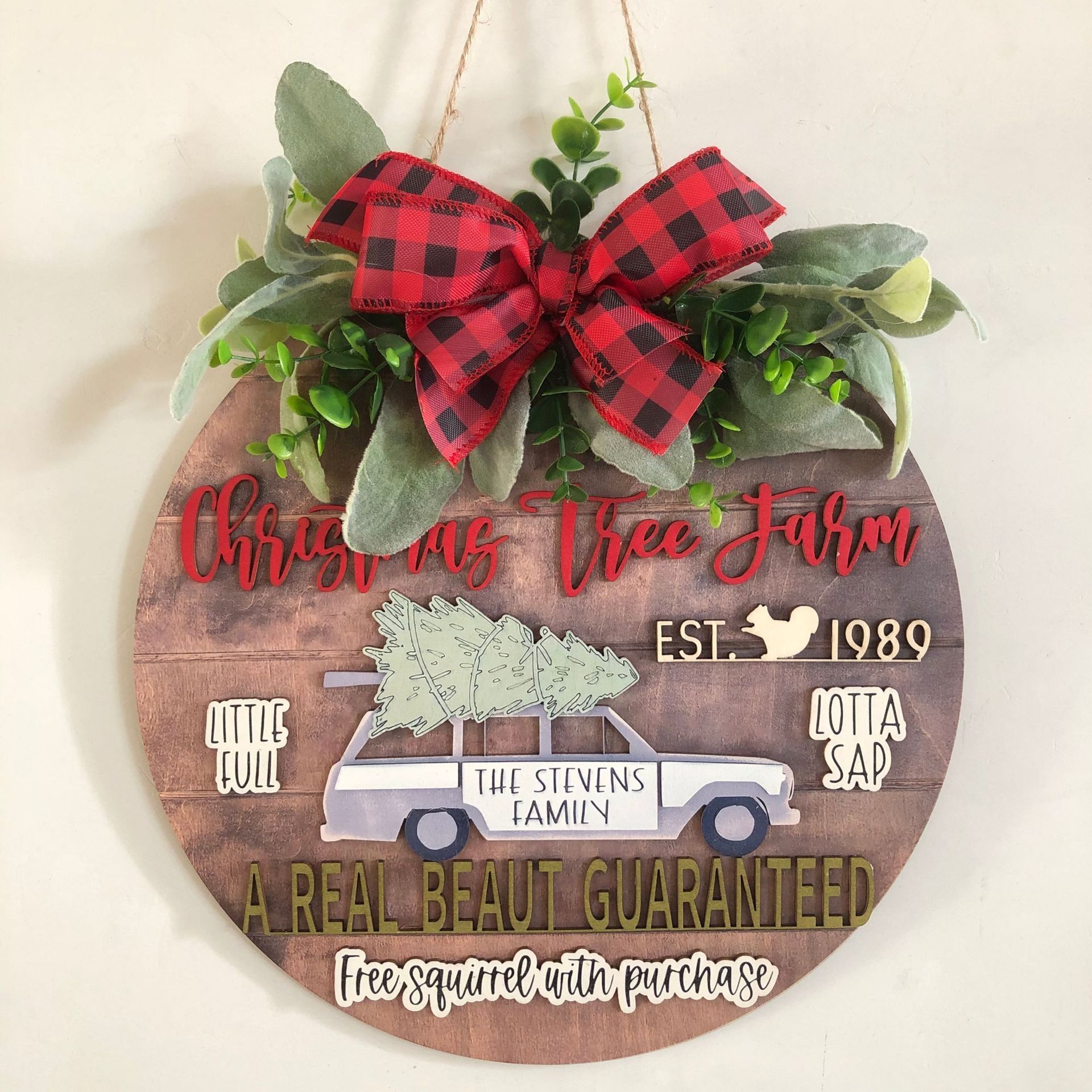 Welcome Front door decoration wall Hanging Signs Holiday new Year Christmas Decoration