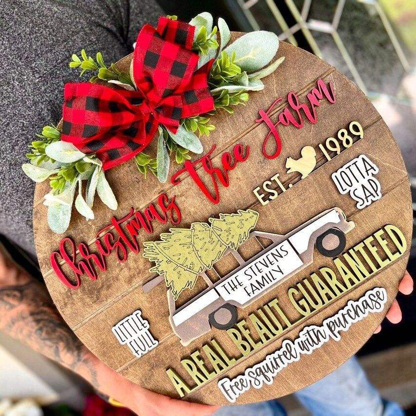 Welcome Front door decoration wall Hanging Signs Holiday new Year Christmas Decoration