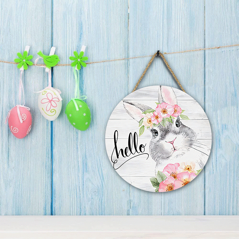 Welcome sign door decoration for house family