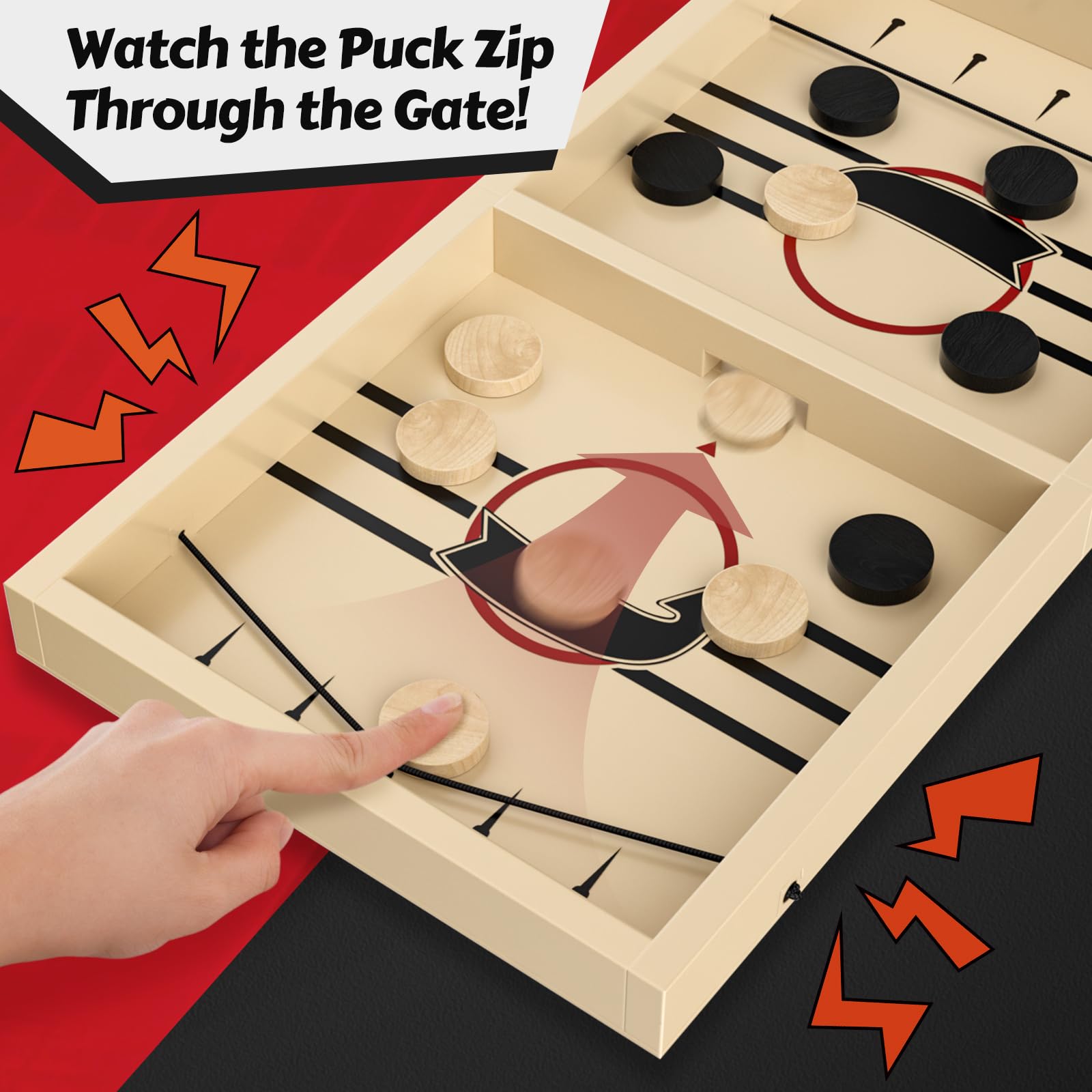 Advanced Sling Hockey Game Fun Battle Board Game