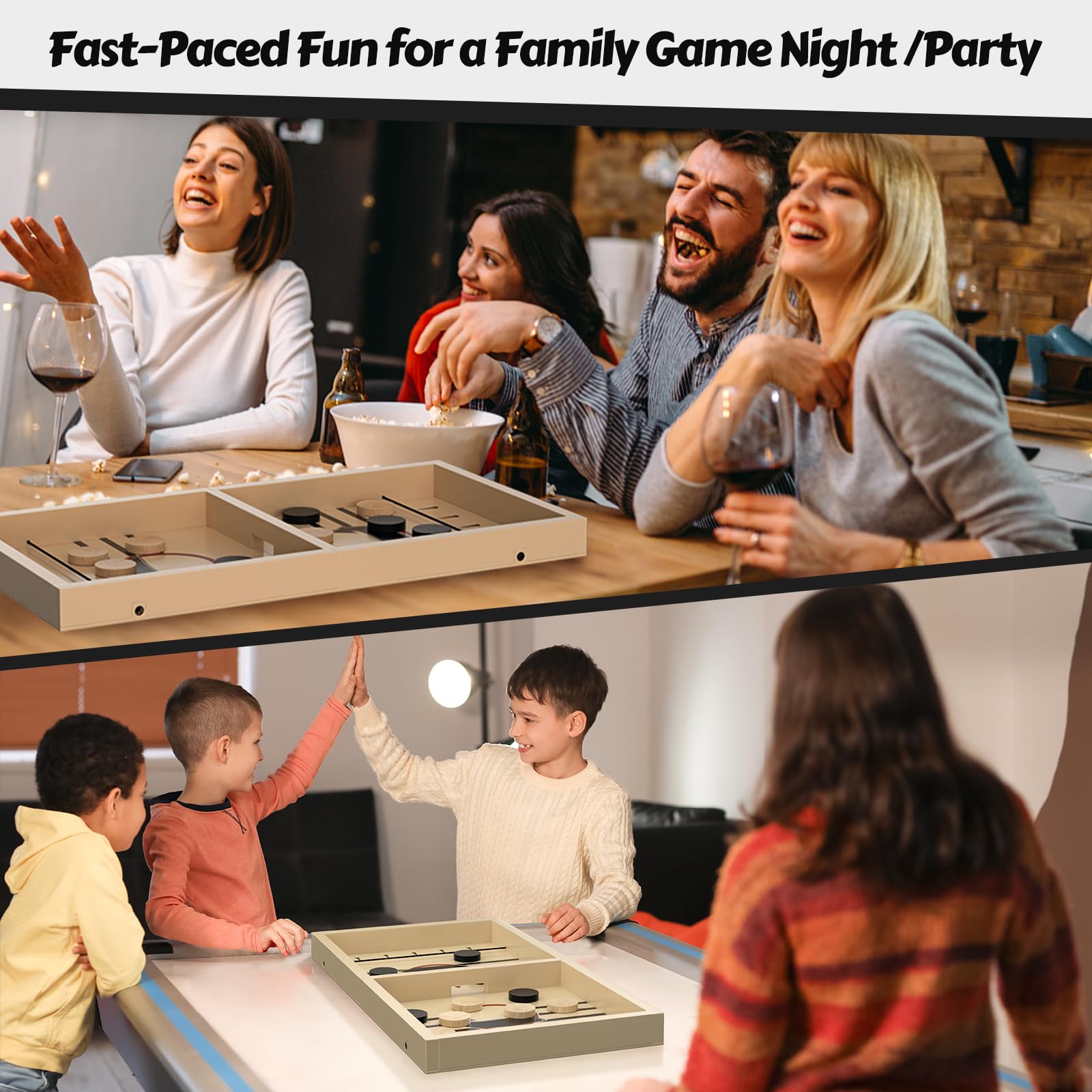 Advanced Sling Hockey Game Fun Battle Board Game