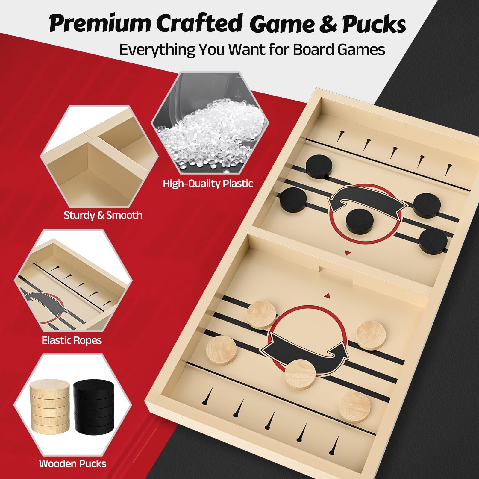 Advanced Sling Hockey Game Fun Battle Board Game