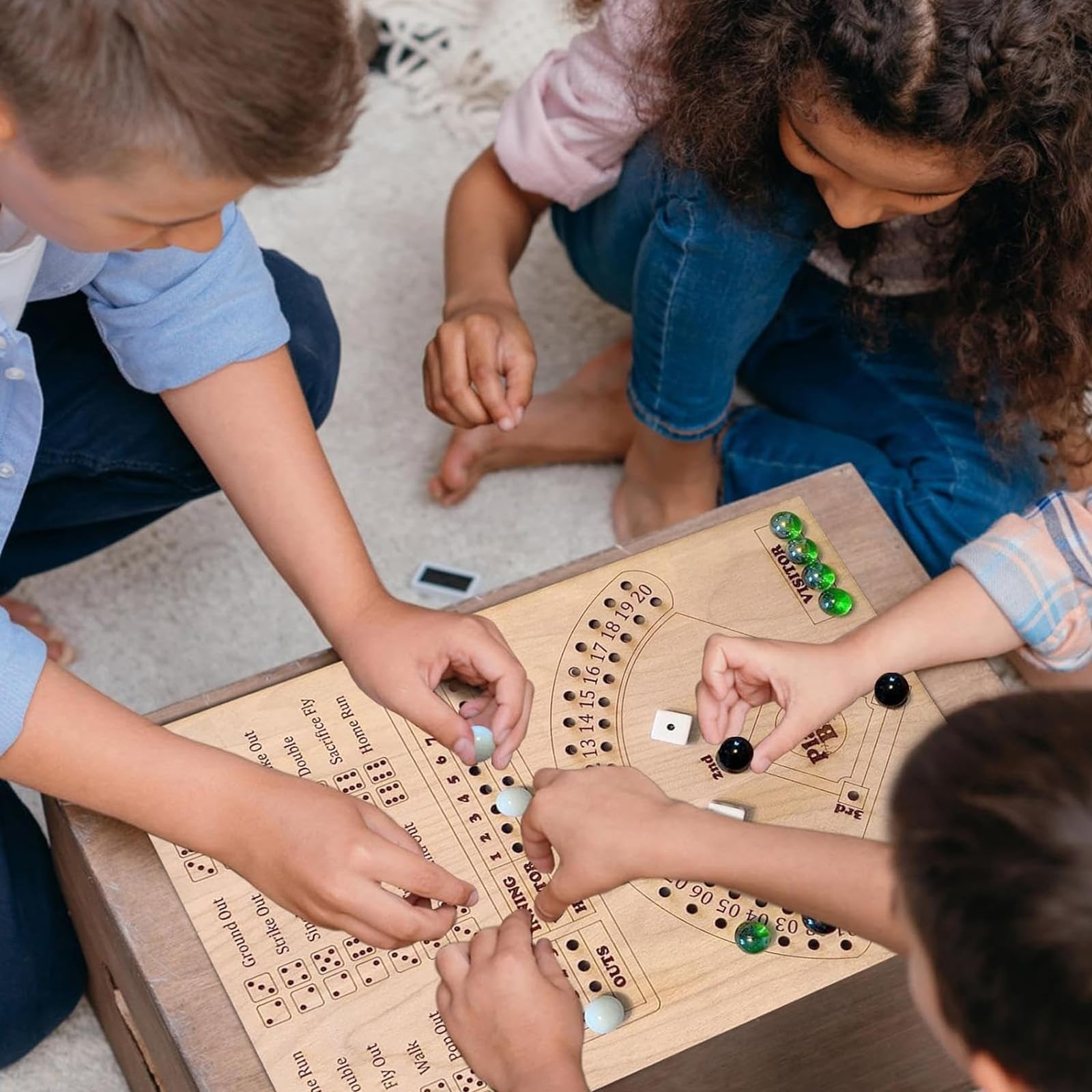 Play Baseball Game Pitching Puzzle Baseball Game Board