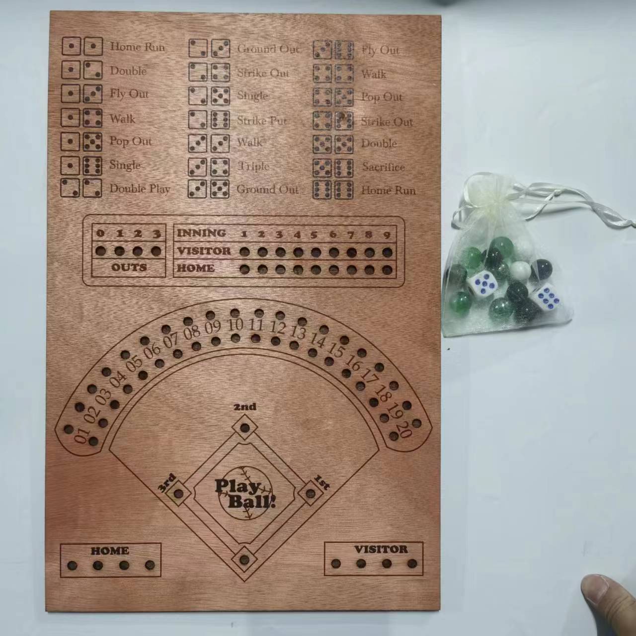 Play Baseball Game Pitching Puzzle Baseball Game Board
