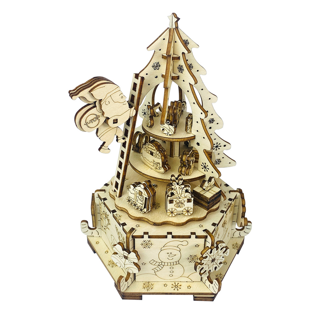 Wooden Assembled Model 3D Handmade Toys