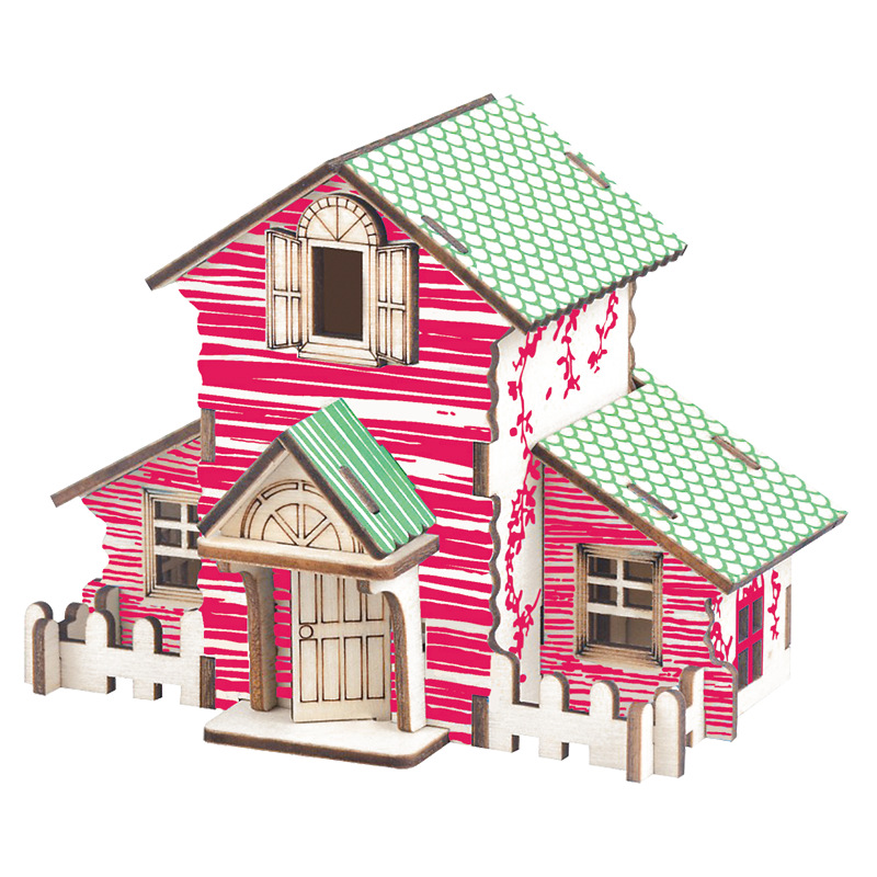 3D Wooden Puzzle For Children Adults