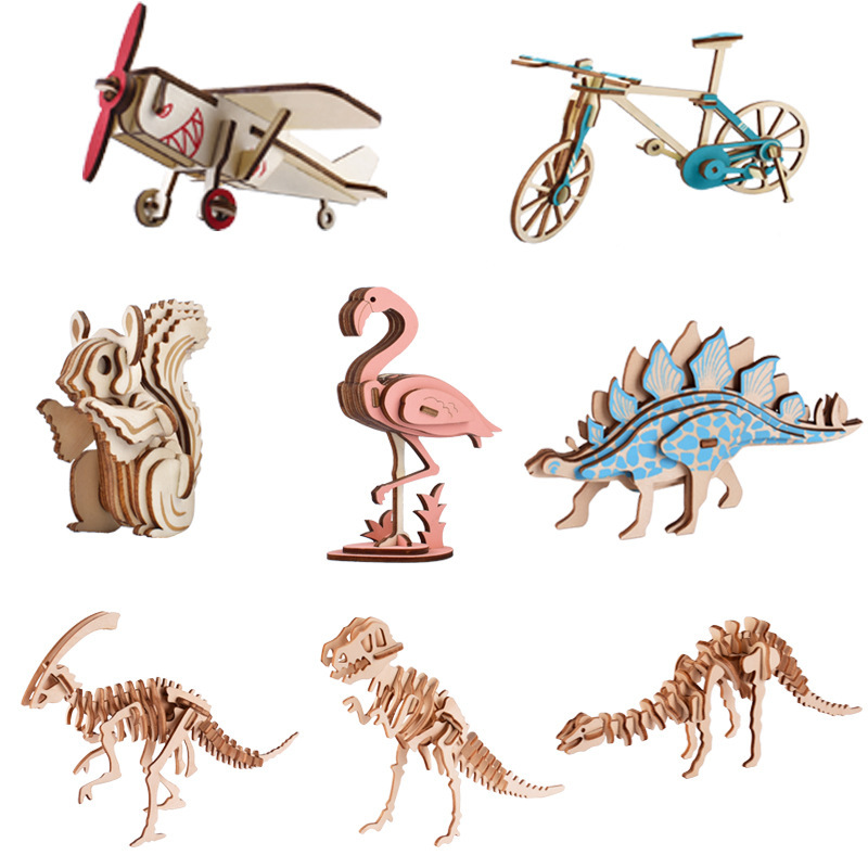 Animals Wood 3d Puzzles