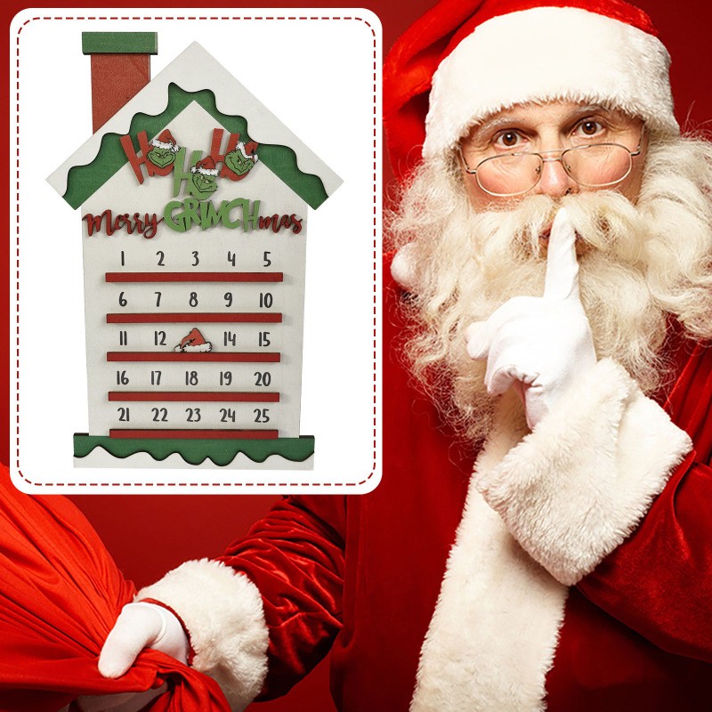 Ainutlaatuinen maalaismainen taide Käsityöt Lahjat Pöytäkone Puinen Perpetual Calendar Kodinsisustus Kalenteri Pöytäsisustus