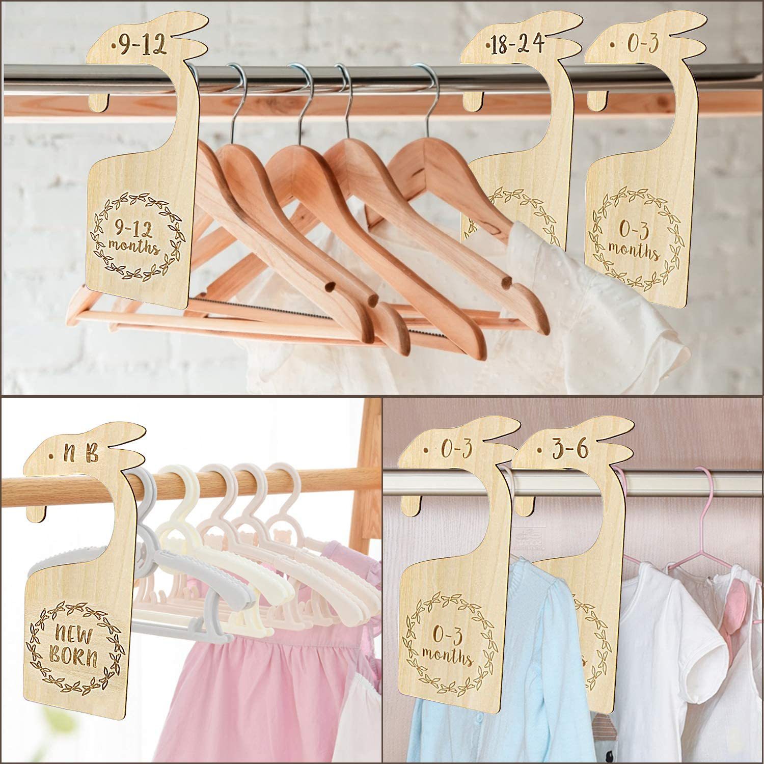 Baby Wardrobe Dividers Kids Room Wardrobe Dividers Baby Gift Size Marks