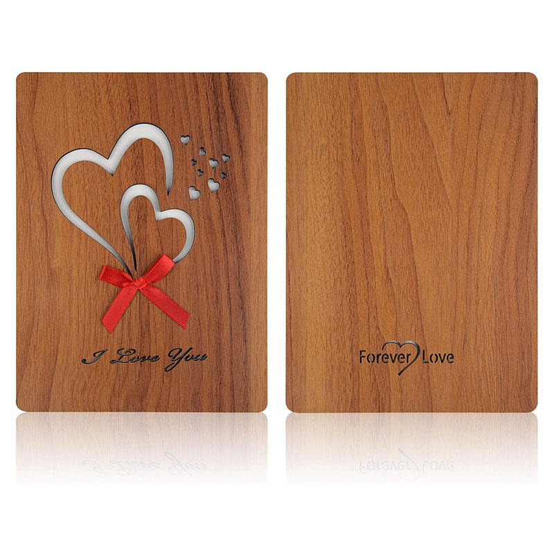 Handmade Greeting Cards For Girlfriends DIY Gifts Wooden Greeting Cards