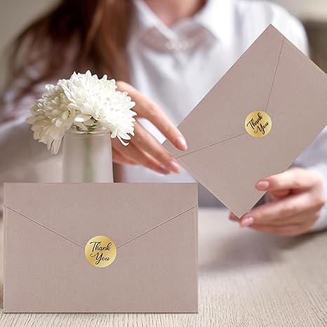 Handmade Thank You Card Set With Envelope Greeting Card