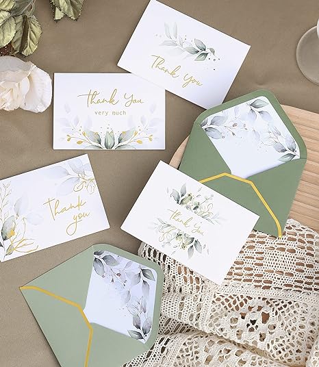 Custom Folded Thank You Cards Small Business Thank You Cards