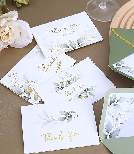 Custom Folded Thank You Cards Small Business Thank You Cards