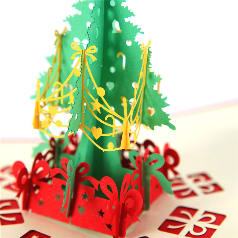 Merry Christmas 3D Pop-up Christmas Card