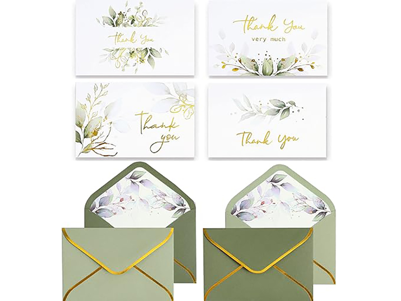 Custom Folded Thank You Cards Small Business Thank You Cards