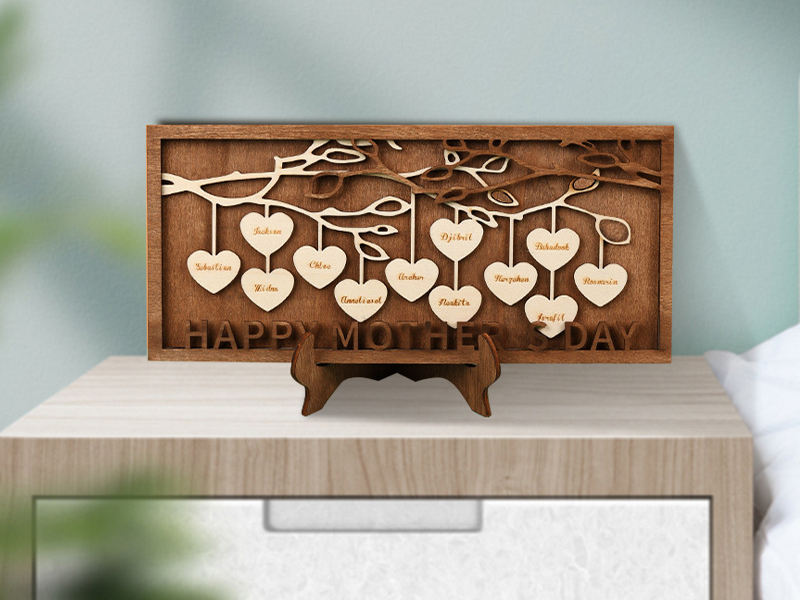 Custom Wooden Wooden Sign Decorated Logo