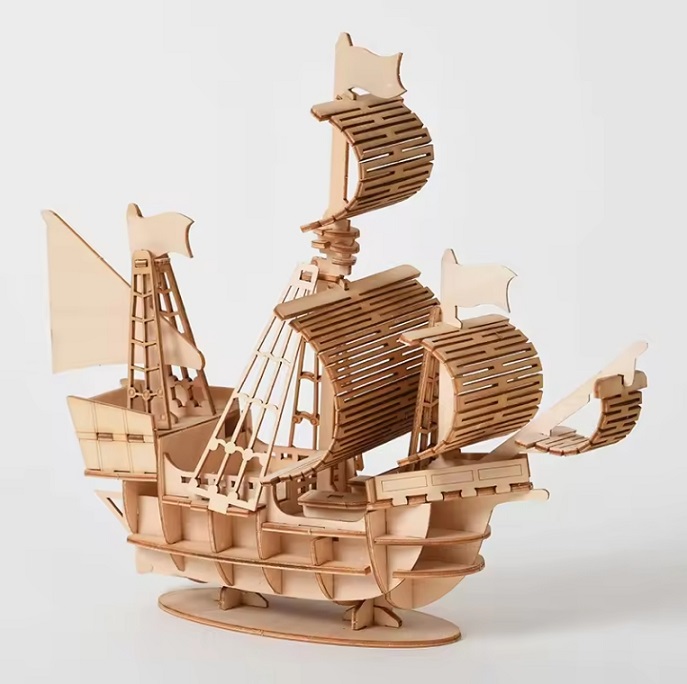 Tré 3D DIY handverkspúslur Tré 3D DIY handverkspúslur