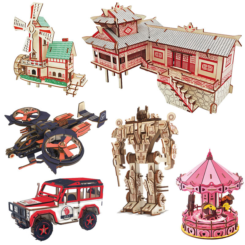Wooden puzzle toy